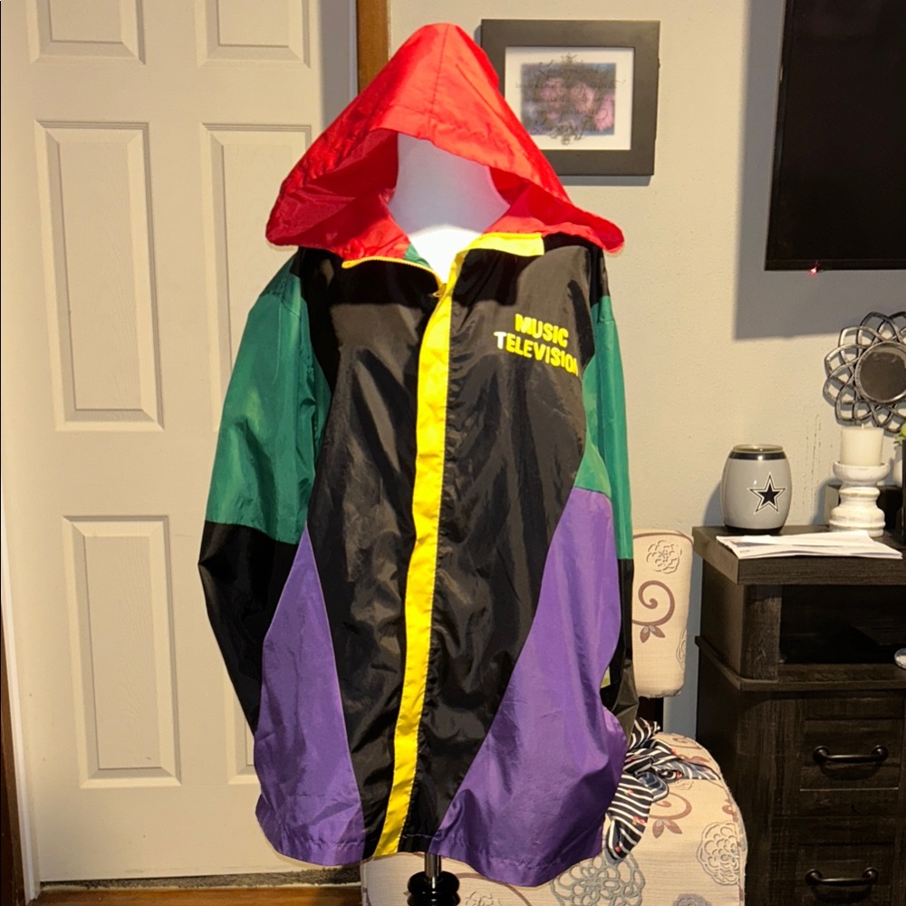 MTV Multicolor Satin Jacket
